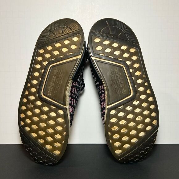 Unisex ADIDAS NMD R1 STLT Solar Pink Athletic Shoes / Size 5M - 6W - Picture 7 of 9